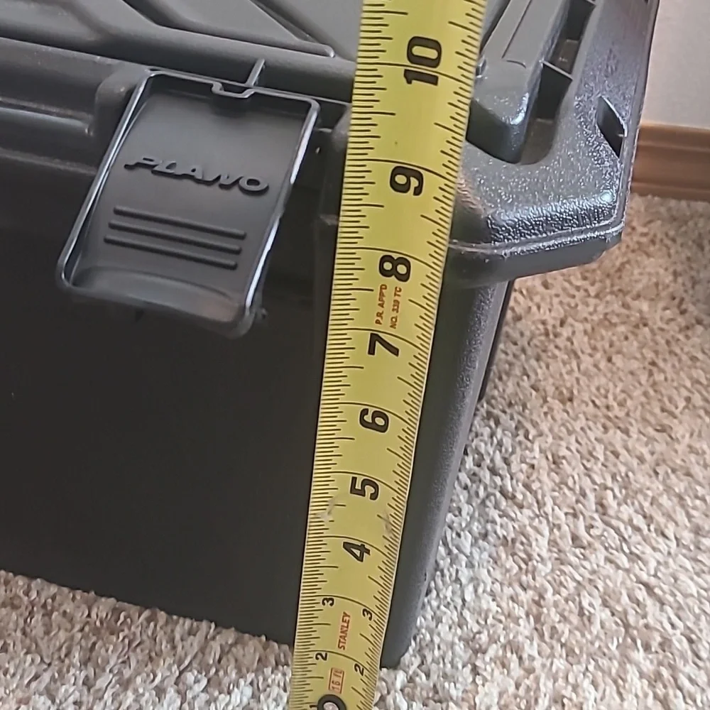 Plano Black Storage Box